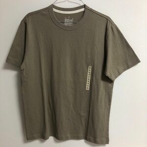 未使用　無印良品　Tシャツ　Sサイズ　ベージュ　太番手 クルーネック 半袖