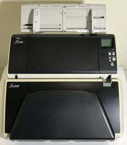 [ Saitama departure ][FUJITSU Fujitsu PFU]A3 compact scanner fi-7460&fi-748PRF * total reading taking .15781 sheets * operation verification settled * (9-4305)