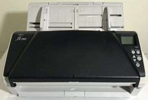 [ Saitama departure ][FUJITSU Fujitsu PFU]A3 compact scanner fi-7460 * counter 60378 sheets * operation verification settled * (9-4293)