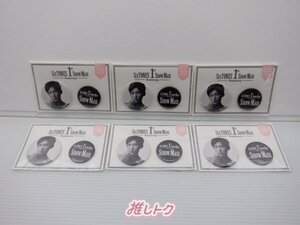 Snow Man Johnnys’ ISLAND STORE 1st Anniversary 缶バッジ 6点セット 未開封/目黒 [美品]