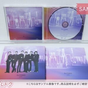 SixTONES CD 3点セット CITY 初回盤A(CD+BD)/B(CD+BD)/通常盤(初回仕様) [良品]の画像3