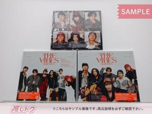 SixTONES CD 3点セット THE VIBES 初回盤A(CD+BD)/B(CD+BD)/通常盤(初回仕様) [良品]