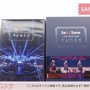 Sexy Zone LIVE TOUR 2019 PAGES 初回限定盤 DVD 2点セット LIVE TOUR 2019 PAGES 初回限定盤/通常盤 [難小]の画像1