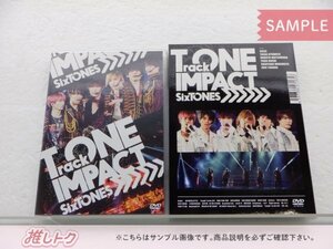 SixTONES DVD 2点セット Track ONE IMPACT 初回盤(三方背デジパック仕様)/通常盤 [難小]