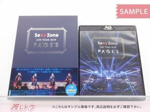 Sexy Zone 初回限定盤 Blu-ray 2点セット LIVE TOUR 2019 PAGES 初回限定盤/通常盤 [難小]