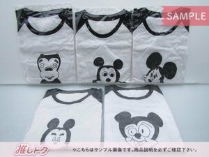 嵐 Tシャツ ARASHI EXHIBITION JOURNEY 嵐を旅する展覧会 ディズニー2 ラグランTシャツ 5点セット 全種 未開封 [美品]