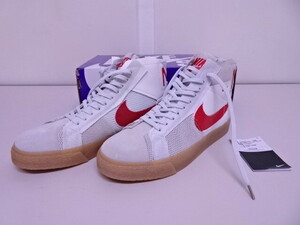 未使用品 NIKE/ナイキ SB ZOOM BLAZER MID PRM/ズーム ブレザー ミッド プレミアム FD5113-100