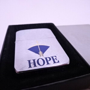 a 送料無料 Zippo ジッポー HOPE ホープ 喫煙具 オイルライター 中古 現状品の画像2