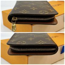 2815【美品】LOUIS VUITTON ルイヴィトン モノグラム ポルトモネジップ ラウンドファスナー ウォレット M61727/TH0063_画像7