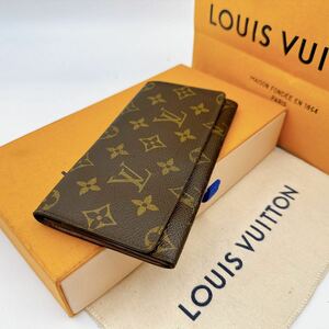 2841【正規品】LOUIS VUITTON ルイヴィトン モノグラム ポルトフォイユ3 カルトクレディ 札入れ 長財布 二つ折り財布 M61818/CA0924