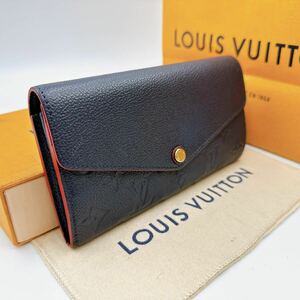 2845【極美品】LOUIS VUITTON ルイヴィトン モノグラム アンプラント マリーヌルージュ ポルトフォイユ サラ 長財布 M62125/CA4118