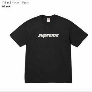 サイズS Supreme Pinline Tee Black シュプリーム ピンライン Tシャツ ブラック 新品未使用 国内正規品