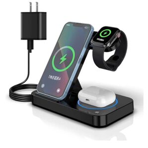 ワイヤレス充電器 apple watch 充電器 3in1 15W急速充電