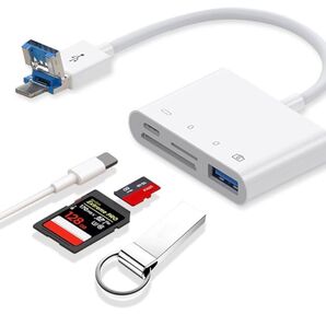 メモリーカードリーダー 4in2 Phone対応 -