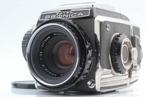 使用感少なめ★ Zenza Bronica S2 Nikkor P 75mm f2.8 ゼンザブロニカ ニッコールレンズ ウェストレベルファインダー 中判カメラ 完動品