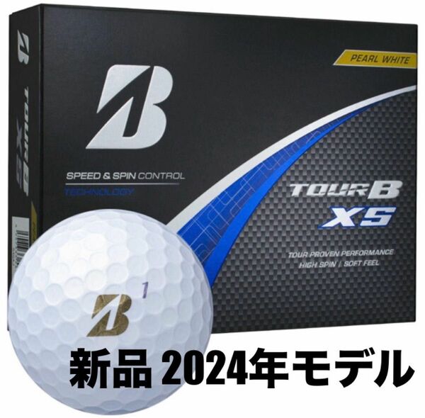 ブリヂストン ゴルフボール TOUR B XS 1ダース（12個）パールホワイト