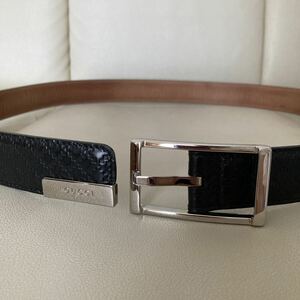  price cut ~6/9* beautiful goods * free shipping * Gucci GUCCI belt Diamante size 85