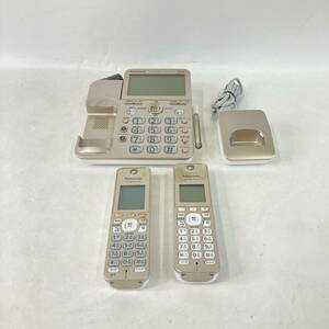 panasonic Panasonic cordless telephone machine VE-GD77-N/KX-FKD556-N1 champagne gold parent machine cordless handset set 