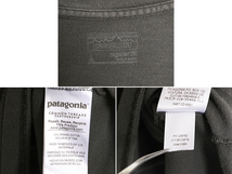 16年製 パタゴニア ポケット付き 両面 プリント 半袖 Tシャツ メンズ L / Patagonia アウトドア ポケT P-6 ボックスロゴ バックプリント 灰_画像4