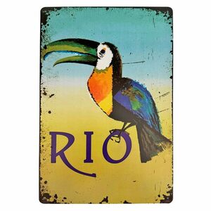 アート調パネル トゥッカーノ RIOレタリング看板 TUCANO RIO