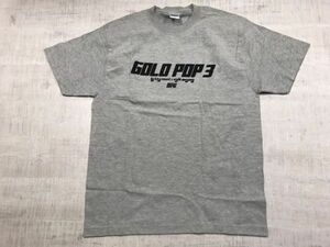 GOLD POP 3 King Record × Eight Company GP3 吹奏楽 グッズ 半袖Tシャツ カットソー メンズ L グレー ユナイテッドアスレ製