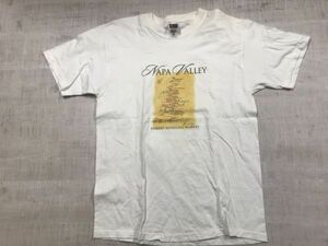 NAPA VALLEY ナパバレー カリフォルニア FRUIT OF THE LOOM フルーツオブルーム アメカジ スーベニア 古着 半袖Tシャツ メンズ L 白