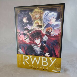 BD RWBY VOLUME 4 ノーカット版 初回仕様 (Blu-ray Disc) [ワーナーブラザース]　開封済み