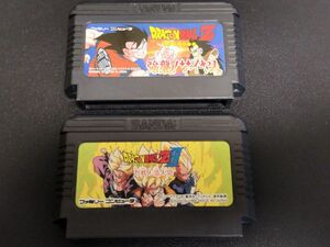 ドラゴンボールZ 強襲！サイヤ人　III烈戦人造人間　2本セット　ファミコンソフト　動作確認済