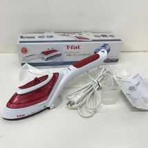 K9　中古　T-fal　ティファール　スチームアイロン　スチーム＆プレス　DV8610　スチーム確認　ハンディアイロン　コンパクト家電_画像1