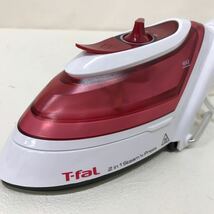 K9　中古　T-fal　ティファール　スチームアイロン　スチーム＆プレス　DV8610　スチーム確認　ハンディアイロン　コンパクト家電_画像8