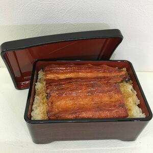 313 used food sample eel -ply ... wooden container for cooked rice cover attaching earth for .19×14cm height 8cm meal . store 