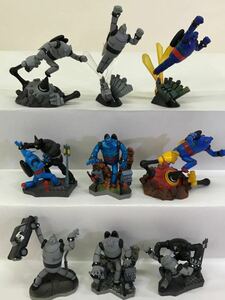 92 used time slip Glyco Tetsujin 28 number series figure 9 body against black oks monochrome color variation toy pastry 