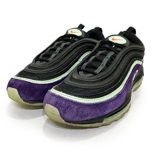 ナイキ エアマックス９７ ブラック パープル 28.0cm NIKE AIR MAX 97 正規品 本物 ハロウィーンカラー DC1500-001 復刻 年代 フルレングス