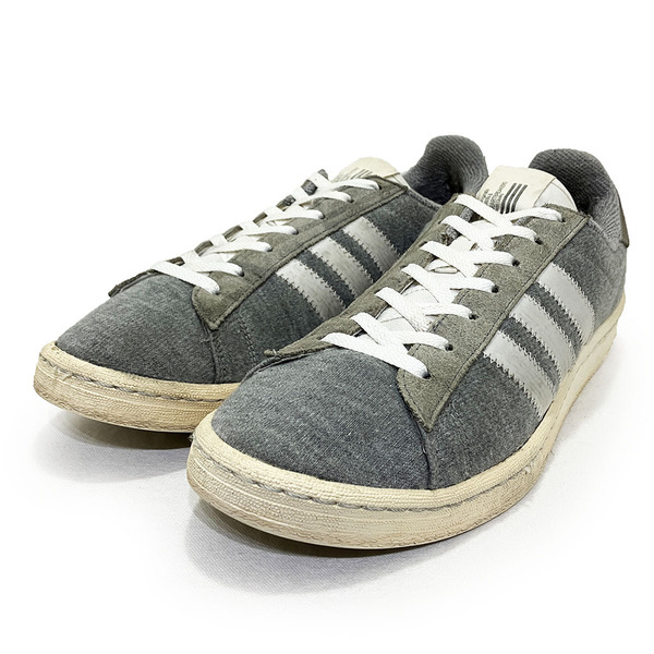 アディダス オリジナルス キャンパス ８０ｓ x ベドウィン グレー 28.0cm ADIDAS ORIGINALS CAMPUS 80s x BEDWIN 正規品 本物 S75675 灰色