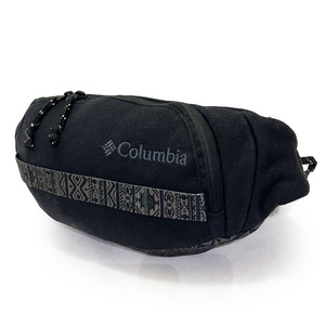 コロンビア フォークロア ウエストバッグ ブラック COLUMBIA WAIST BAG 正規品 本物 カジュアル チロリアンテープ スリングバッグ トラベル