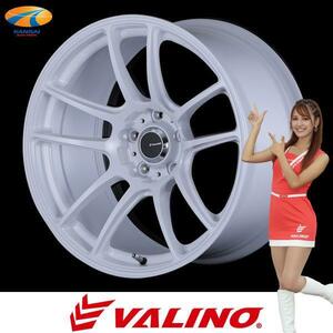 VALINO ヴァリノ Bushou[武将]×Advanti RACING N820S 車検対応 ホイール 17インチｘ8.0J 5H 100 56.1φ +25 ホワイト 1本 86 BRZ