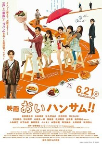 【送料無料】「映画 おいハンサム!!」チラシ１０枚 ☆美品☆［吉田鋼太郎・木南晴夏・佐久間由衣・武田玲奈・MEGUMI・宮世琉弥・野村周平］