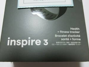 未使用 Fitbit フィットビット inspire3 インスパイア FB424BKBK-FRCJK ミッドナイトゼン スマートウォッチ