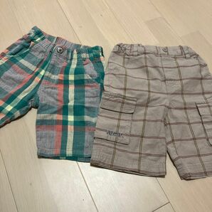 ハーフパンツ パンツ キッズ 子供服　チェック