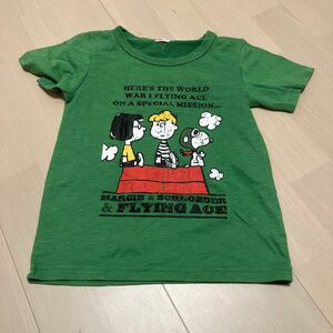 PEANUTS プリント 半袖 Tシャツ スヌーピー 半袖Tシャツ こども服 子供服