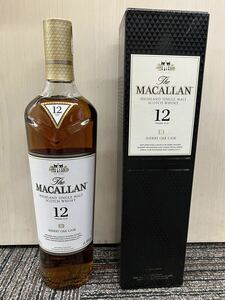 THE MACALLAN マッカラン 12年 SHERRY OAK CASK 700ml 40％ 箱付