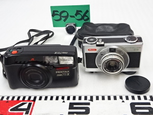 59-56/PENTAXペンタックス ZOOM 70-X RICOHリコー HI-COLOR35 フィルムカメラ コンパクトカメラ 映像機器 光学機器 ジャンク扱い