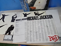 PK-76/LPレコード盤 MichelJacksonマイケルジャクソン 帯付き スリラー BAD 洋楽 アナログ 2枚まとめて コレクター マニア_画像4