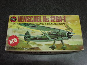 AIRFIX エアフィックス 1/72 ヘンシェル Hs 126A-1 プラモデル