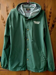 *MAN WITH A MISSION coach jacket green M size ( used )*mwam man with outer 