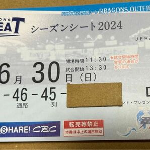 6月30日 中日ドラゴンズvs横浜DeNAベイスターズ　バンテリンドーム ダイナミックプライシングデー