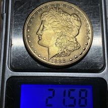 モルガンダラー1888 1ドル金貨　約21.58g 古銭 モルガン コイン アメリカ 貿易銀 硬貨 銀貨 _画像9