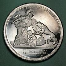 銀貨　1781年　リベルタスアメリカーナ　フランス王国　アメリカ独立記念 重さ約24.17g 古錢　一円銀貨　硬貨　貿易銀　大型銀貨 _画像1