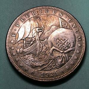 アメリカ 古銭 大型銀貨 貿易銀 ONE DOLLAR 外国古銭 1921年　約26.51g
