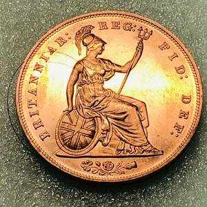 ヨーロッパ古銭　金貨　1857年イギリス　重さ約18.19g ヴィクトリア女王　ヤングヘッド／シールドタイプ　１ソブリン金貨 
